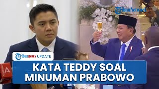 Seskab Teddy Bantah Prabowo Minum Alkohol saat Gala Dinner Menjamu Macron: Itu Sari Apel