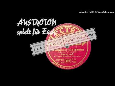 Rudolf Carl (voc): Am schönsten ist so ein Urlaubstag (Berlin 1942)