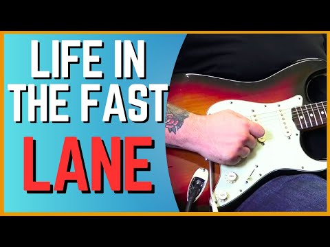 How To Play Life In The Fast Lane Guitar Lesson | Lead Guitar Tutorial
