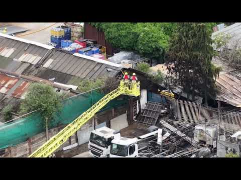 Erith Fire: Huge Blaze Battled by 70 Firefighters in SE London