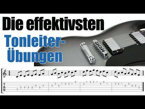 Fingerübungen Gitarre Tonleiter - Tonleiter Übungen Gitarrenunterricht