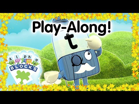 字母塊 - 你能找到T嗎？| 學習閱讀 (Alphablocks - Can You Find T? | #PlayAlong | Learn to Read)