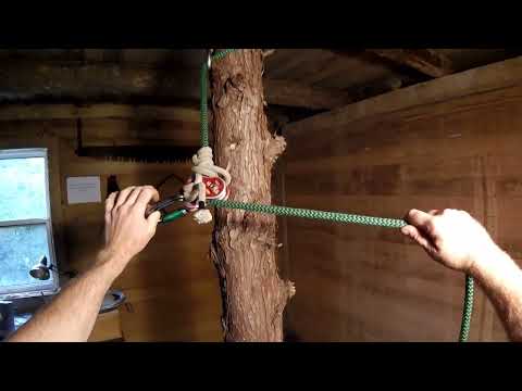 The Valdotain Tresse - VT and XT Climbing Hitch  |  Arborist Knots