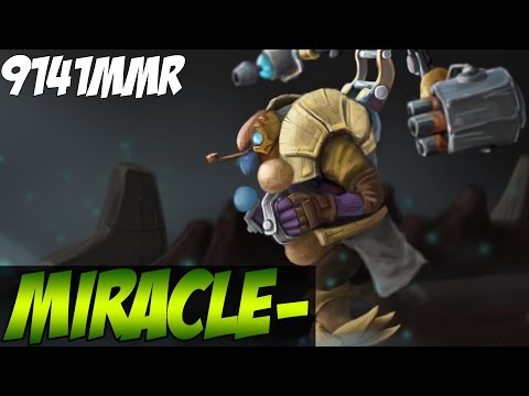 Miracle- TOP 1 MMR IN THE WORLD Plays Tinker - 9141MMR - Dota 2