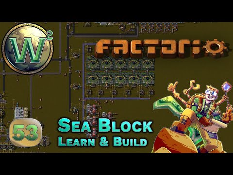 Factorio Sea Block Learn & Build - Gas & Oil Extraction - Let's Play - Episode 53