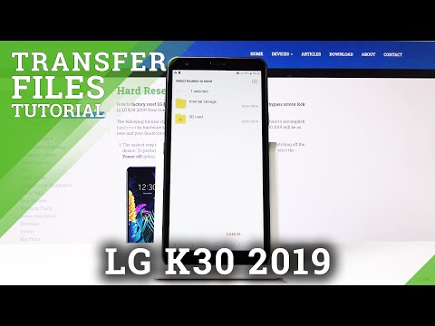 How to Copy Data in LG K30 2019 - Transfer Files