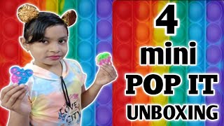 Mini POP IT fidget toy UNBOXING and review / mini mouse Dinosaur 🦖 car mini pop it / Mini POP IT /