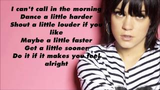 Lily Allen-Our Time Lyrics