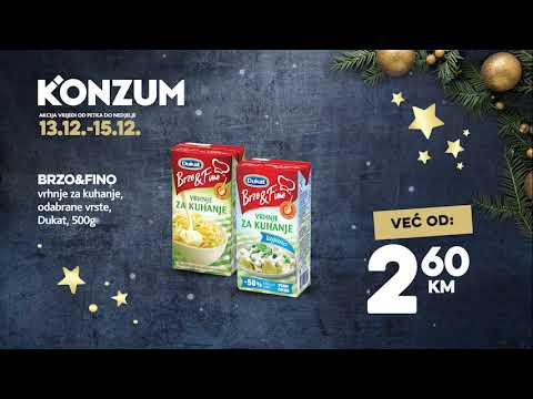 Konzum Vikenda akcija! 13.12.-15.12.2019.