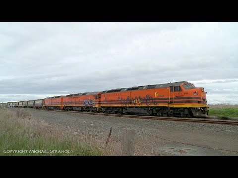 5KA2 GWA Grain Train In Victoria (8/8/2019) - PoathTV Australian Railways