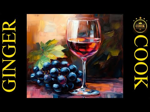 Art Hacks: Paint Realistic  Grapes & Wine Glass-Acrylic Still Lift Tips #WineGrapesStillife