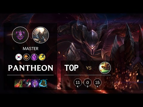 Pantheon Top vs Rammus - KR Master Patch 10.22