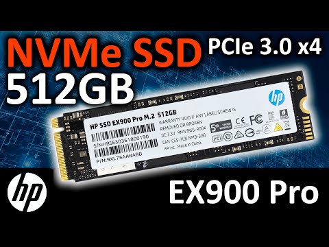 NVMe PCIe 3.0 - SSD HP EX900 Pro 512GB 9XL76AA#ABB