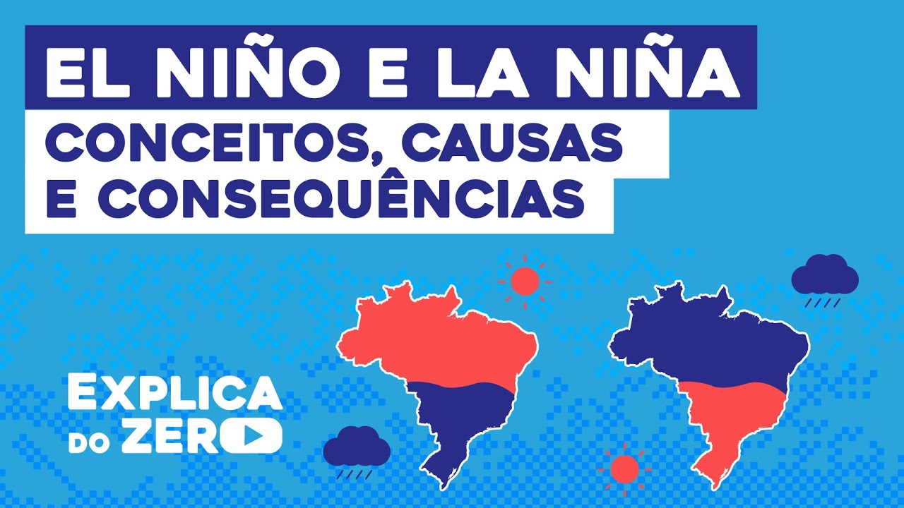 EL NIÑO E LA NIÑA: conceitos, causas e consequências | Geografia | Explica do Zero | Prof. Eduardo
