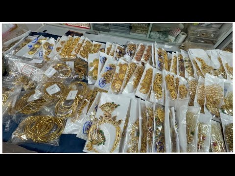 Bangalore wholesale microplated jewellery impon jewellery single piece courier available