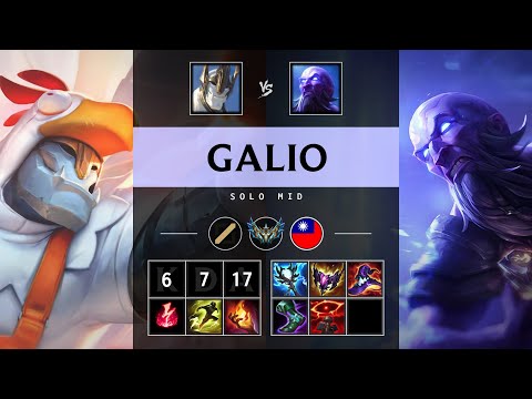 Galio Mid vs Ryze - TW Challenger Patch 25.19