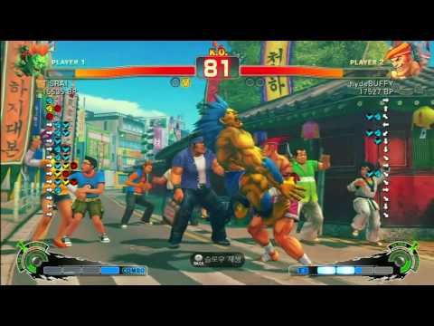SSF4 RANKING MATCH  T SRAI (BL)  vs  hydeBUFFY (AD)