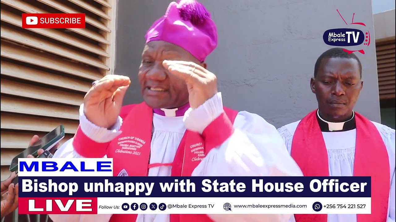 Bishop unhappy with State House Officer
