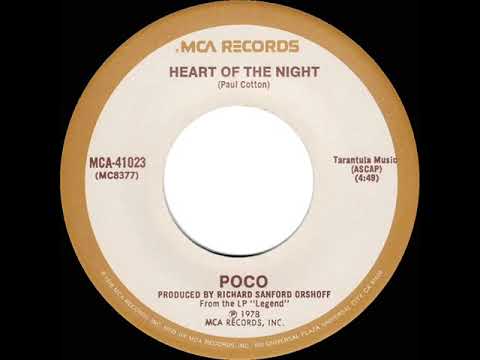 1979 HITS ARCHIVE: Heart Of The Night - Poco (stereo 45)