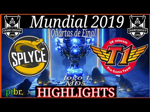 Mundial 2019 SPY vs SKT highlights do jogo 1 | Mundial lol 2019 quartas de final jogo 1 da MD5 .