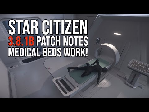 Star Citizen 3.8.1b PTU - MEDICAL BEDS WORK!