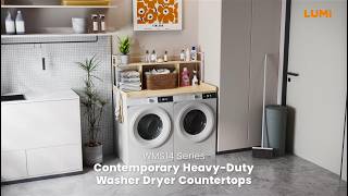 Contemporary Heavy-Duty Washer Dryer Countertops | WMS14 Series | LUMI
