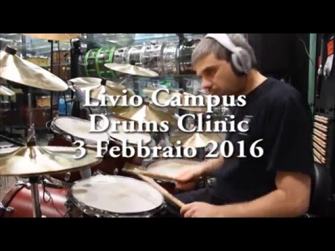 Livio Campus Drums Clinic, Cherubini,  Vic Firth, Dream Cymbal.