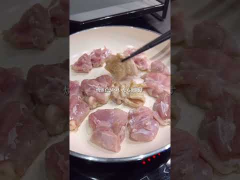 鶏もも肉とブロッコリーのガーリック炒め