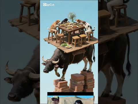 Dogs Family Lunch Funny Style 🐕🐕🐕🍞🍞🧀🧀🧀🍗🍗🍕🌭 #funny #shortvideo