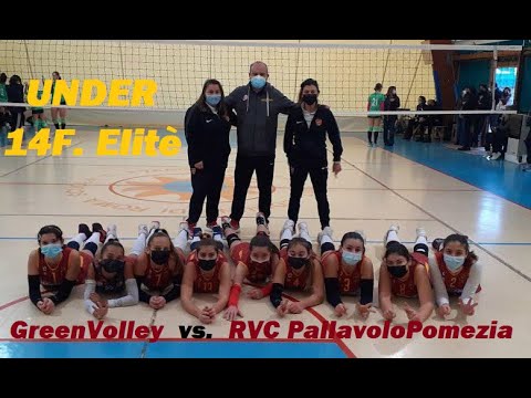 28/11/2021 - U14F elite - Green Volley  vs. RVC Pallavolo Pomezia