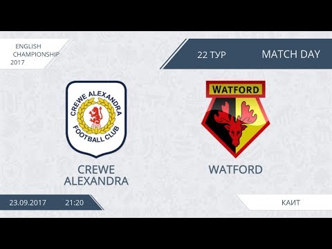 AFL17. England. Championship. Day 22. Crewe Alexandra - Watford