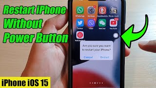 How to Restart iPhone Without Power Button - iOS 15