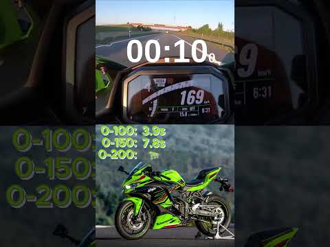 Kawasaki ZX-4RR – 0 to 200 km/h Acceleration Test (HQ Sound)