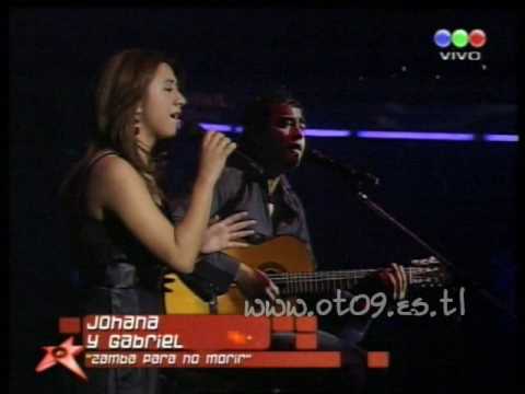 Operacion Triunfo 2009: Gala 7 - Johana y Gabriel - Zamba para no morir
