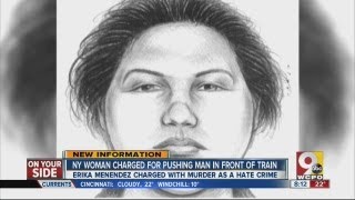 NYC woman charged with murder as a hate crime after pushing a man in front of subway train