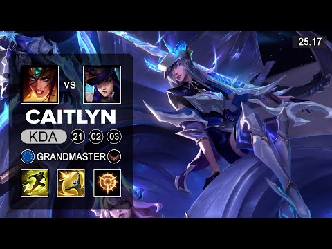 Caitlyn vs Sivir ADC - EUW Grandmaster - Patch 25.17 Season 15