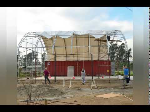12m wide 40 foot 4040C shipping container shelter tent canopy, shipping container roof system kits