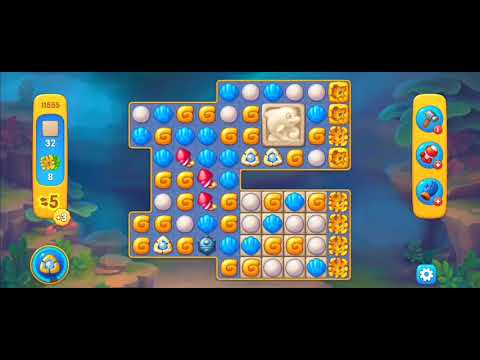Fishdom Easy Level 11555 (with full seashell) @choraelmin