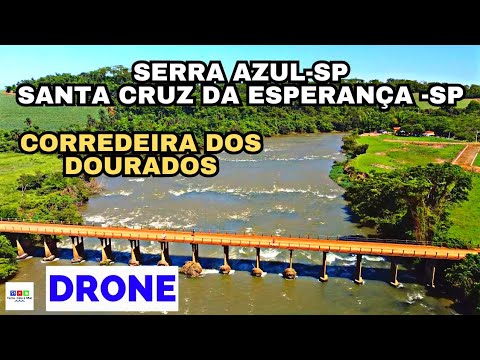 DRONE NA CORREDEIRA DOS DOURADOS (RIO PARDO) - SERRA AZUL-SP / SANTA CRUZ DA ESPERANÇA-SP [4K]
