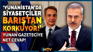 Hakan Fidan Gives a Clear Answer to Greek Journalist's Question: 'Hostility Towards Türkiye is a ...