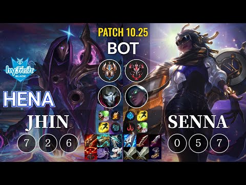 hyF Hena Jhin vs Senna Bot - KR Patch 10.25
