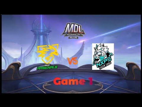 MDLPH S1 W1 D1 - ONIC ARSENAL VS NXPE TIGERS CUB -GAME 1