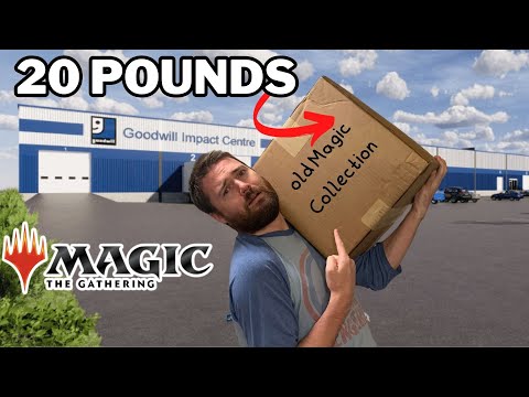 I Bought A 20 Pound Magic The Gathering Goodwill Collection! RANDOM BUY