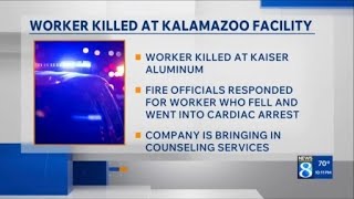 Worker dies at Kalamazoo-area aluminum plant