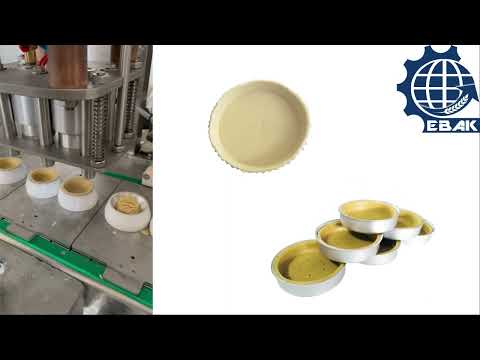 Automatic Tart Shell Machine TM-DOUBLE/Αυτόματη Μηχανή Παραγωγής Τάρτας TM-DOUBLE