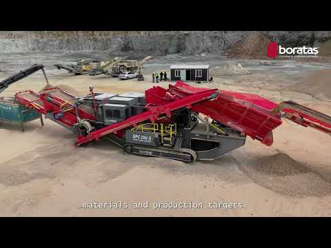 Borataş Tracked Mobile Cone Crusher BPC200-S | Electrical Plug-in Hybrid Dual Power | Konik kırıcı
