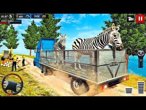 Offroad Cargo Truck Animal Transport - Drive Through Mountains - Android Gameplay FHD