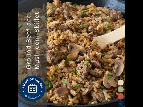 Ground Beef and Mushroom Skillet
