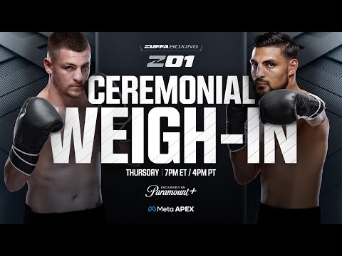 Zuffa Boxing 1: Ceremonial Weigh-In