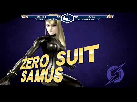The Invasion Wii U Singles - Beast (Fox) vs Juice (Sero Suit Samus) - WSF
